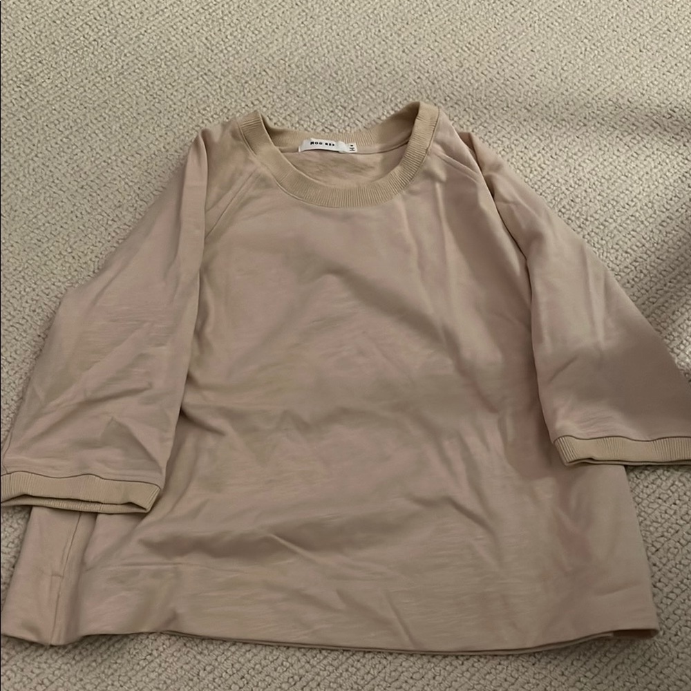 Mod Ref Tan Long Sleeve Sweatshirt Relaxed Fit